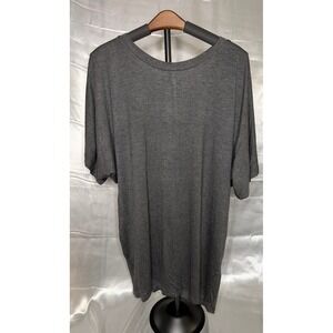Lot of 2 Free to Live Dolman Sleeve Tunic Tops  Gray Navy Casual Womens XXL NEW